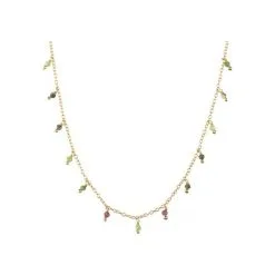 Collier Agatha Dangle En Argent