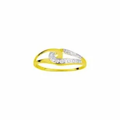 Descours 1893 Bague En Or Jaune Et Diamants De 0.01ct