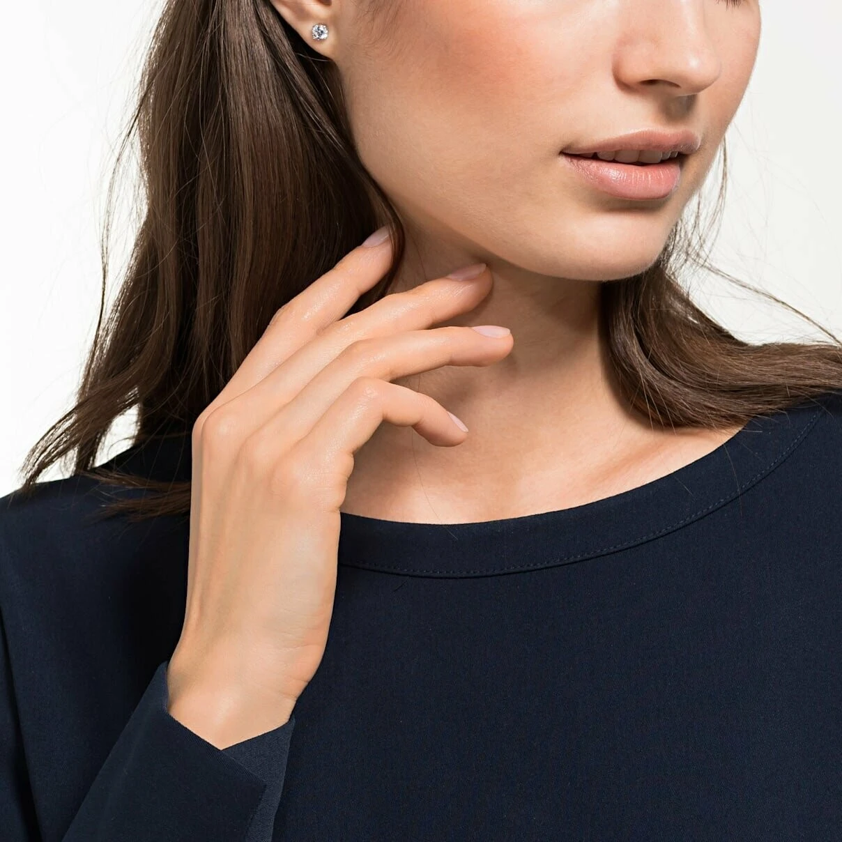 Boucles D'oreilles Swarovski Attract En Cristaux Swarovski Et Métal Rhodié – Image 4