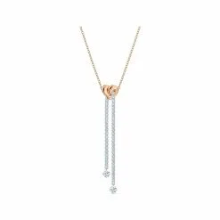 Collier Swarovski Lifelong Heart En Métal Doré Et Cristaux Swarovski