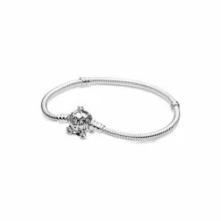 Bracelet Disney X Pandora Moments Disney Cendrillon Fermoir Carrosse Citrouille En Argent Et Oxyde De Zirconium, 18 Cm