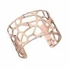 Bracelet Manchette Les Georgettes Les Essentielles Girafe Doré Rose, 40mm