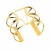Bracelet Manchette Les Georgettes Les Essentielles Ibiza Doré, 40mm