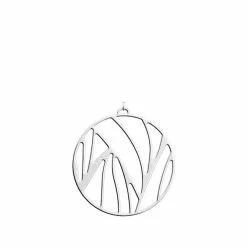 Pendentif Les Georgettes Les Essentielles Perroquet Argenté, 45mm