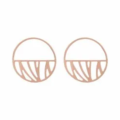 Boucles D'oreilles Les Georgettes Les Essentielles Perroquet Argentées, 40mm