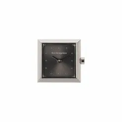 Montre Les Georgettes Couture Absolue Carrée Acier Cadran Anthracite