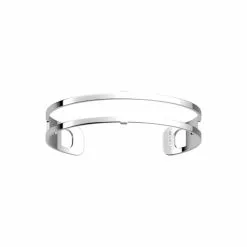Bracelet Manchette Les Georgettes Les Essentielles + Pure, Finition Argentée, 14mm