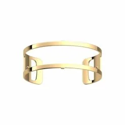 Bracelet Manchette Les Georgettes Les Essentielles + Pure, Finition Dorée, 25mm