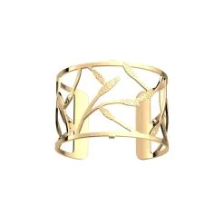 Bracelet Manchette Les Georgettes Les Essentielles Epis De Ble Finition Dorée, 40mm
