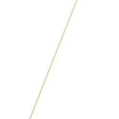 Collier Chaîne Les Georgettes Corde, Finition Dorée, 45cm