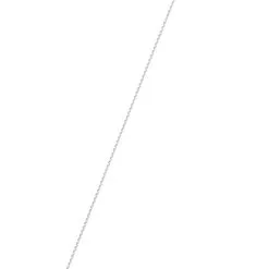 Collier Chaîne Les Georgettes Corde, Finition Argentée, 53cm