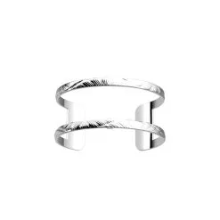 Bracelet Manchette Les Georgettes Les Audacieuses Pure Riviera, Finition Argentée, 25mm