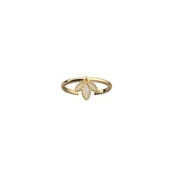 Bague Les Georgettes Les Cadettes Lotus Pampille, Finition Dorée, Taille 56