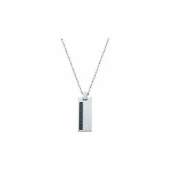 Collier Phebus En Acier Et Carbone