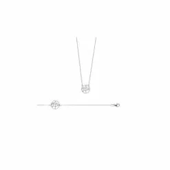 Descours 1893 Bracelet En Argent Rhodié, 18cm