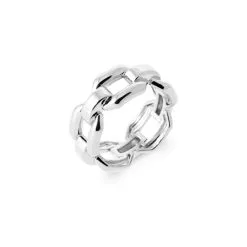 Descours 1893 Bague En Argent Rhodié