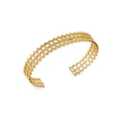 Descours 1893 Bracelet Jonc En Plaqué Or