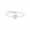 Bracelet Thomas Sabo Tree Of Love En Argent Plaqué Or Rose Et Oxyde De Zirconium, 16-19cm