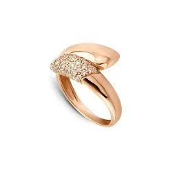 Bague Clozeau En Or Jaune Et Diamants