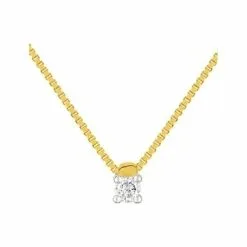 Descours 1893 Collier En Or Jaune, Or Blanc Et Diamants