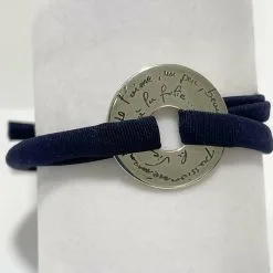 Kyoi Bracelet Grand Pi Lycra En Argent